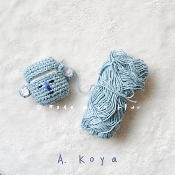 BTS BT21 Handmade Crochet AirPod Case - Etsy
