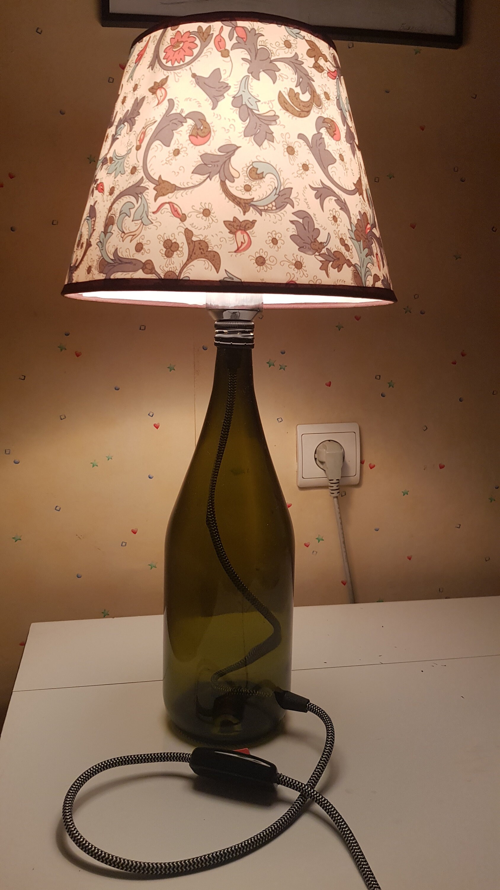Wine Bottle Lamp Etsy