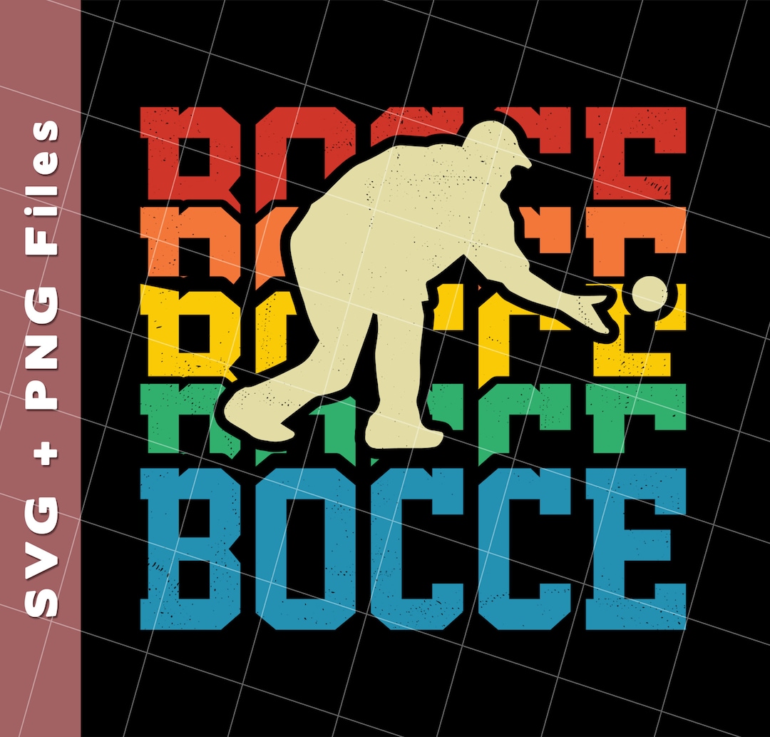 Retro Bocce Svg Bocce Ball Svg Bocci Ball Svg Vintage Etsy Finland