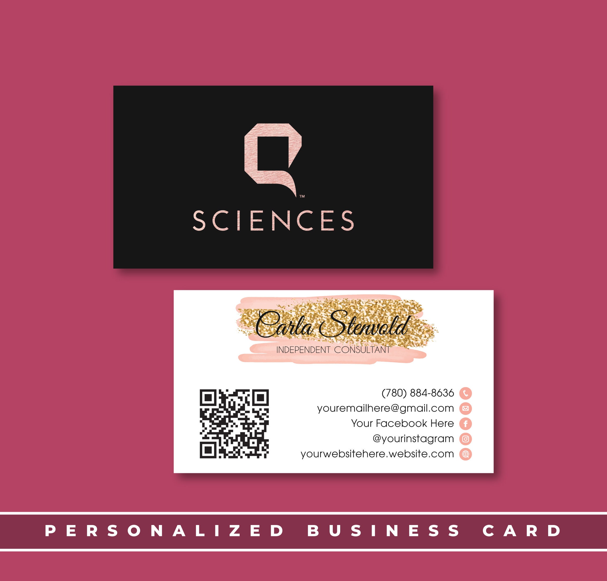 Q Sciences Business Cards - Etsy