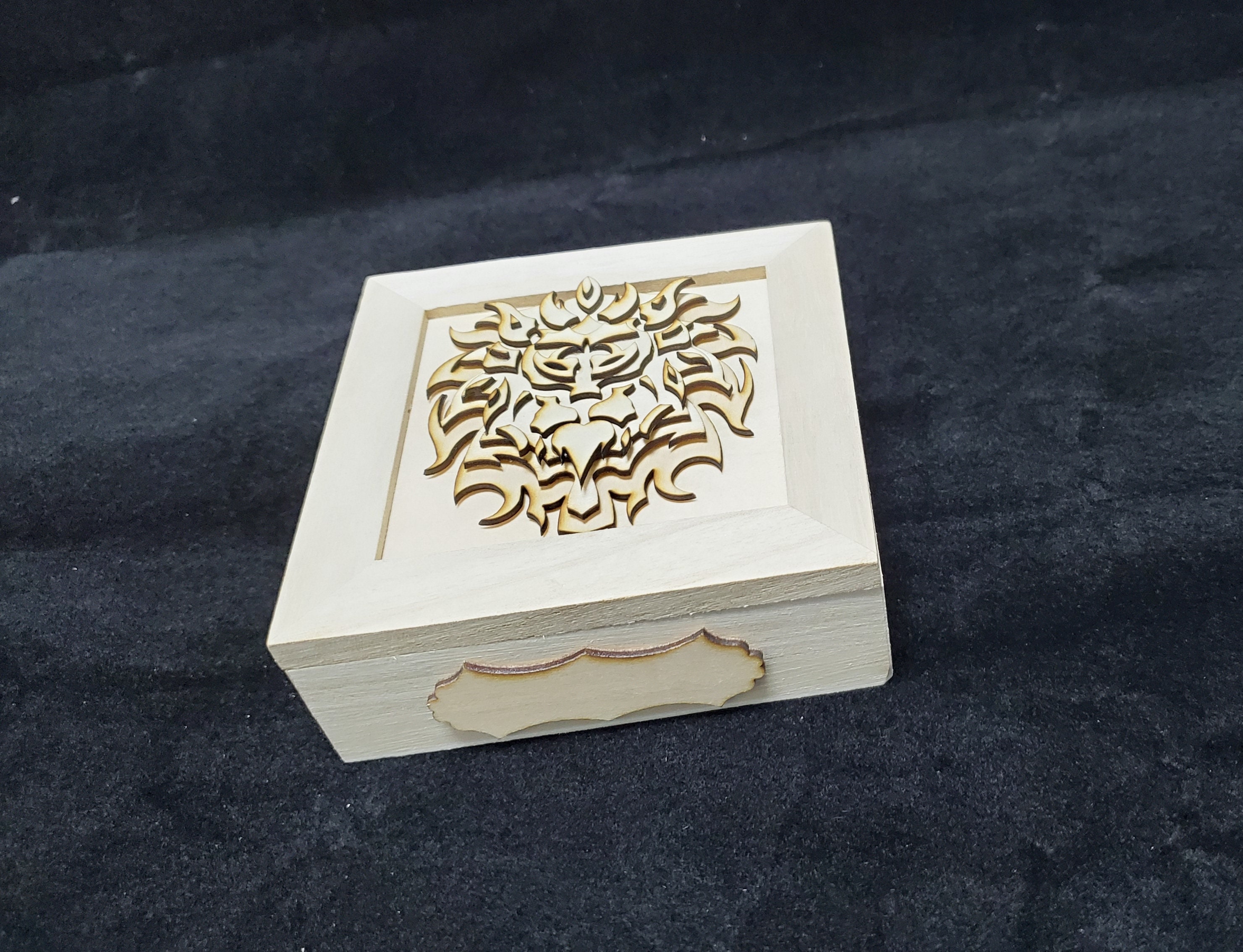 Handgemachte Löwe Holz Deck Box 2 verschiedene Größe | Etsy