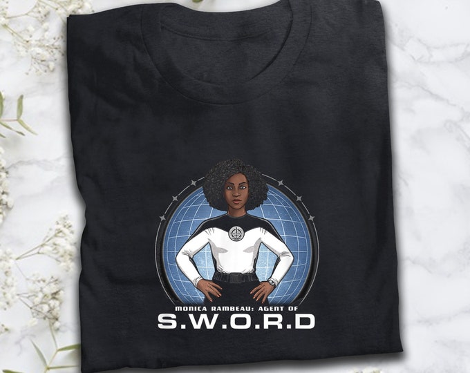 Marvel WandaVision Monica Rambeau Hero Shot T-Shirt