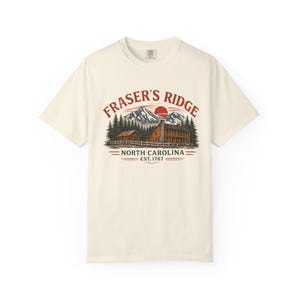 Fraser's Ridge North Carolina Cabin-T-shirt – vintage Mountain Romance-shirt afbeelding 4