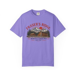 Fraser's Ridge North Carolina Cabin-T-shirt – vintage Mountain Romance-shirt afbeelding 9
