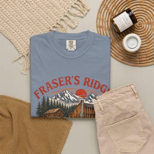 Fraser's Ridge North Carolina Cabin-T-shirt – vintage Mountain Romance-shirt afbeelding 3