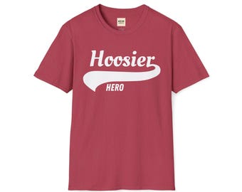Hoosier Hero Tee | Indiana Hoosiers Inspired Shirt | Game Day Spirit Wear