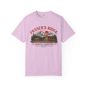 Fraser's Ridge North Carolina Cabin-T-shirt – vintage Mountain Romance-shirt afbeelding 10