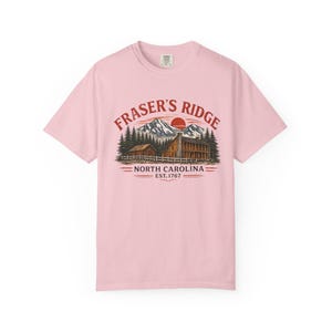 Fraser's Ridge North Carolina Cabin-T-shirt – vintage Mountain Romance-shirt afbeelding 11
