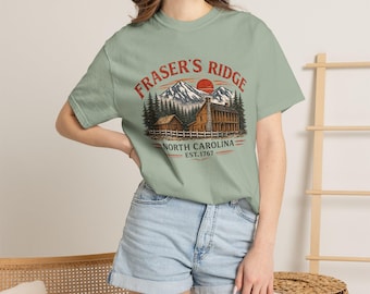 Fraser's Ridge North Carolina Cabin Tee – Vintage Mountain Romance Shirt