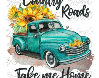 Free Free 162 Truck With Sunflowers Svg SVG PNG EPS DXF File