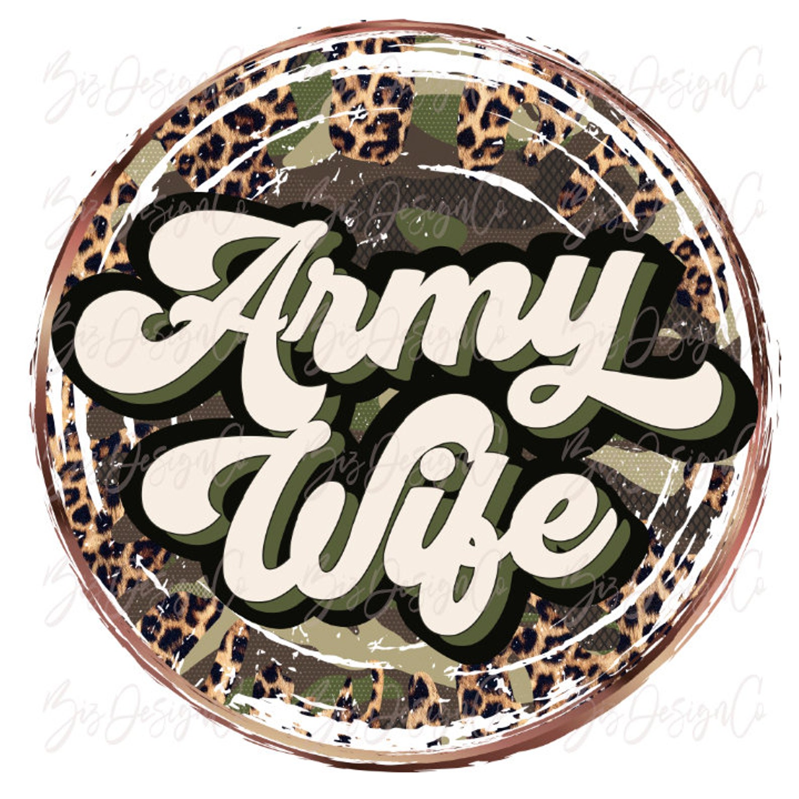 Army Wife Png, Retro Wifey Sublimation Designs Downloads, Army Camo ...