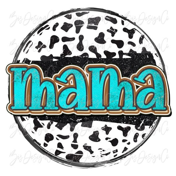 Mama Cowprint Tee Mama Cowprint Tee