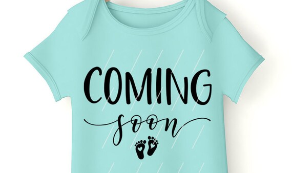 Download Coming Soon Svg Baby Onesie Svg Pregnancy Announcement Svg Etsy