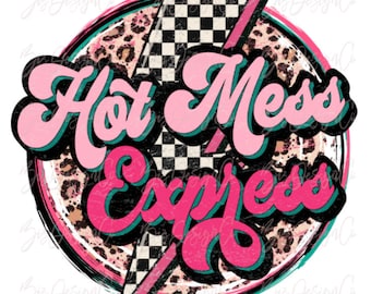 Hot mess express png, Leopard Mama sublimation designs downloads, Retro mom mama tshirt Lightening bolt mother's day, ready to print clipart