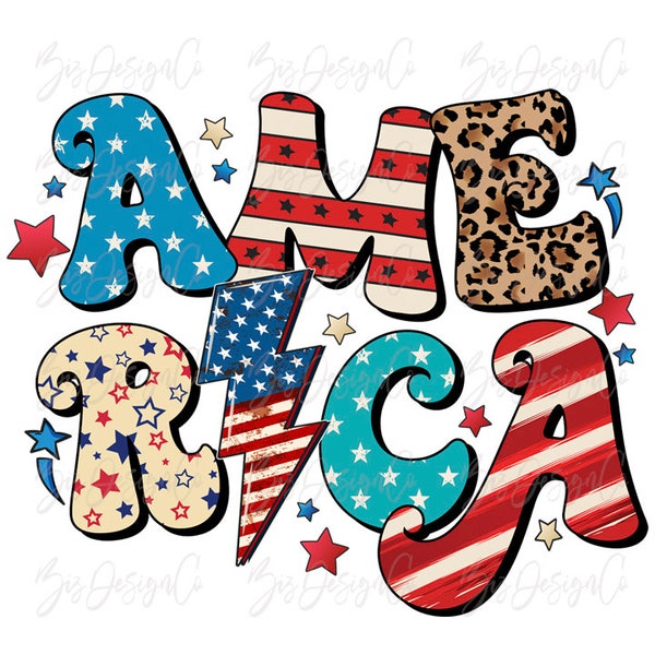 Retro America png, Leopard 4th of july sublimation designs downloads, USA flag Patriotic shirt t-shirt design clipart download file clip art