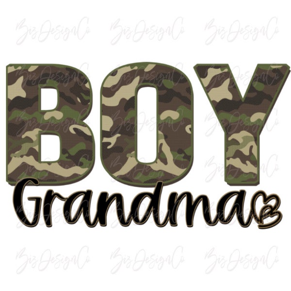 Camo Boy Grandma png, Camo grandma sublimation designs downloads, Army mama sublimation shirt t-shirt mother's day clipart design download