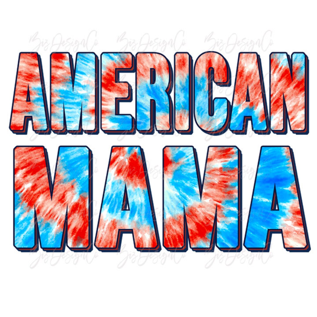 Retro All American Mama Png, 4th of July Mom Life Sublimation Designs ...