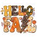 Hello Fall Png, Retro Fall Sublimation Designs Downloads, Happy Fall Y ...