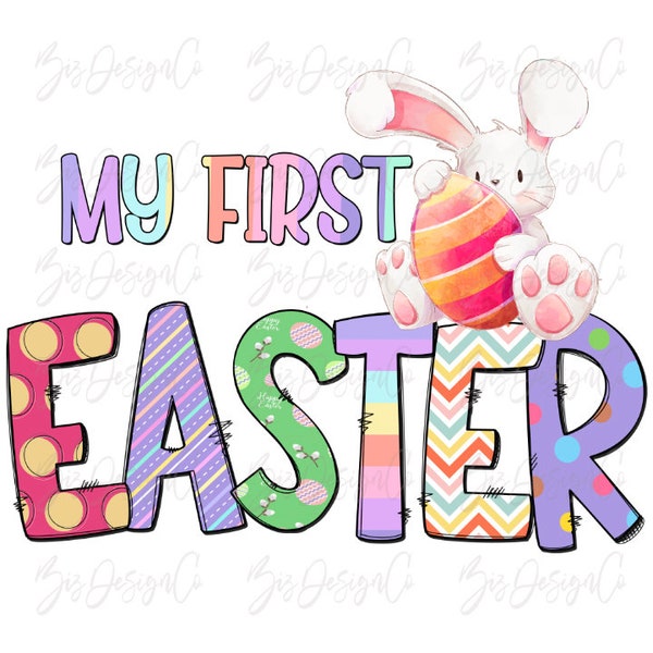 My first easter baby girl png, Happy easter sublimation designs downloads, easter day shirt onesie png file download, Cute Easter baby files