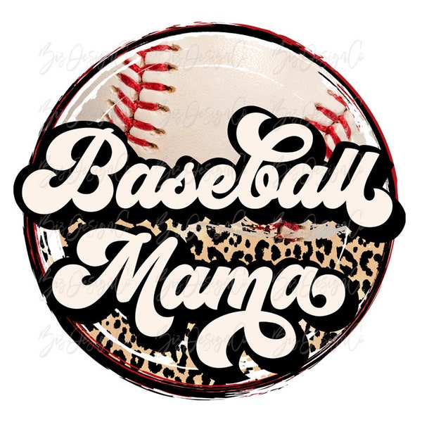 Retro Baseball mama png, Cheetah leopard baseball sublimation designs downloads, sport mom life shirt funny shirt mug design sports clipart