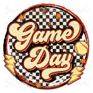 Softball Game day is the best day png, Softball sublimation designs downloads, Retro Softball team support tshirt family gameday clipart