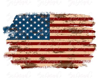 American flag background png, 4th of july png files for sublimation download, USA flag tshirt design files retro shirt distressed background