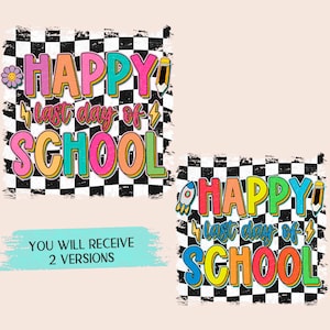 Feliz último día de clases png, descargas de diseños de sublimación de maestros para niños, Hello Summer Break Vacation Mode niña niño a juego camisa clipart