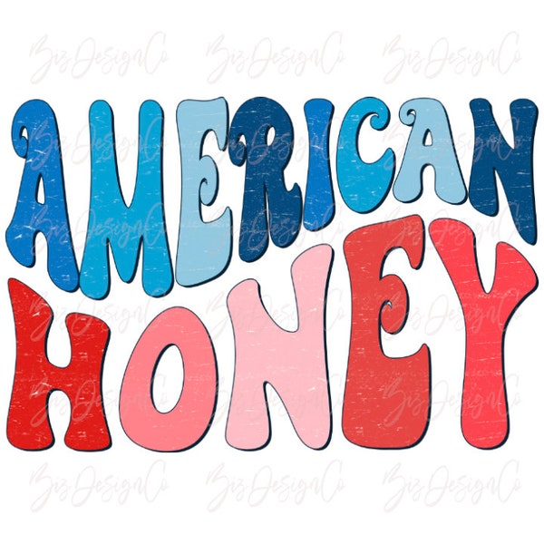 Retro all American honey png, 4th of july sublimation designs downloads, groovy Patriotic america girl shirt clipart, Independence Day files