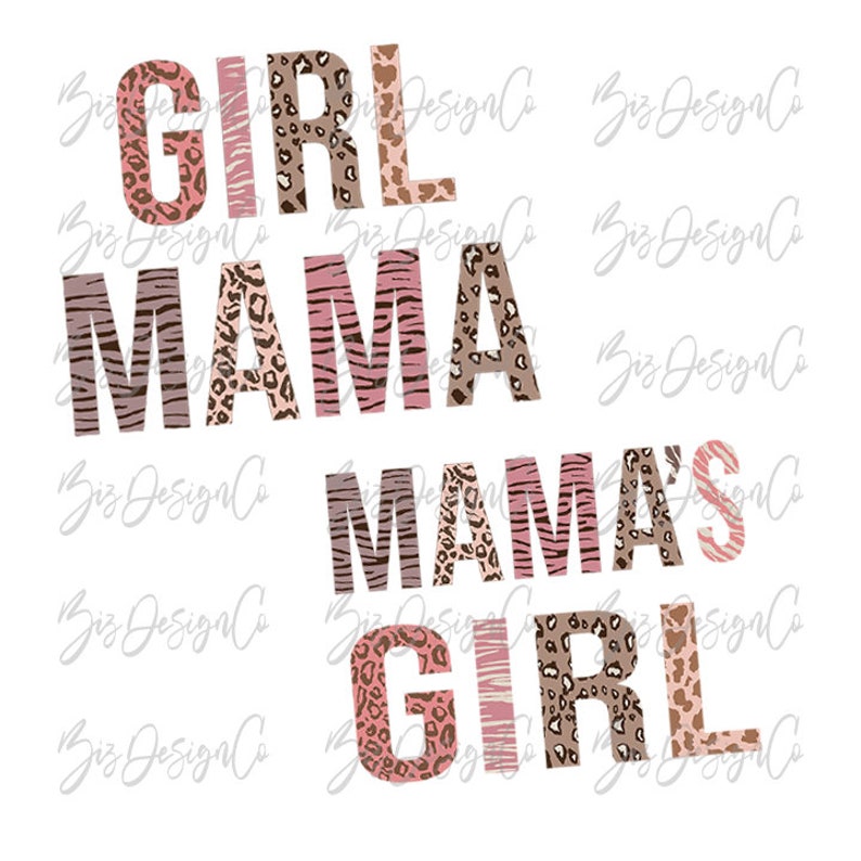 Girl Mama Mama's Girl Png Girl Mom Png Mom Daughter Etsy
