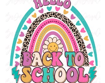 Groovy back to school png, Retro happy first day of school png, school sublimation designs downloads, school girl png, teaching crew clipart