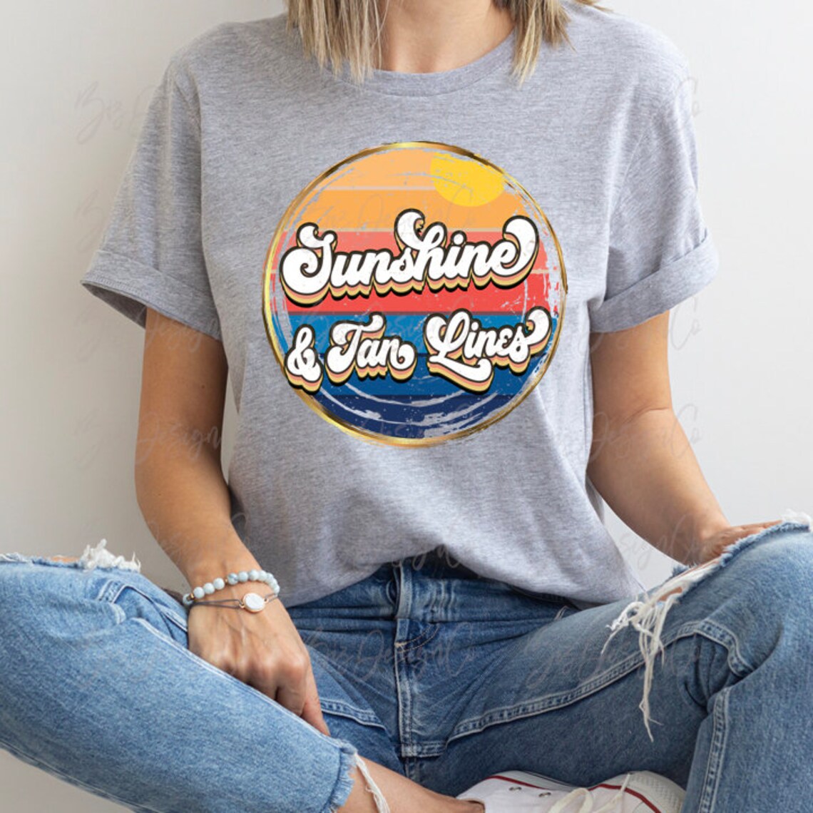 Sunshine and Tan Lines PNG Retro Summer Vibes Shirts for - Etsy