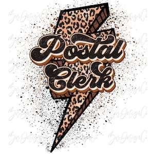 Impiegato postale png, download di disegni di sublimazione leopardo, file di impiegato postale retrò, clip art di t-shirt e felpa Design PNG File per clipart