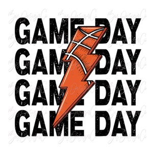 Retro Basketball Game day is the best day png, Basketball sublimation designs downloads Basketball team support family gameday shirt clipart
