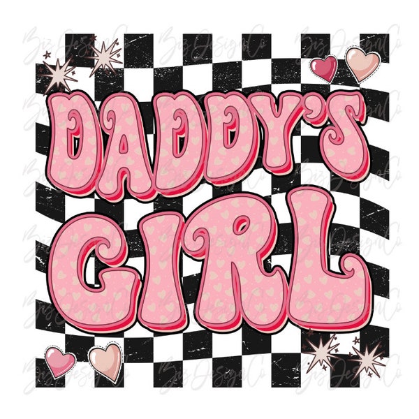 Daddy's girl png,, Groovy girl sublimation designs downloads, Vintage baby Toddler daddys girl shirt clipart, valentines day tshirt download