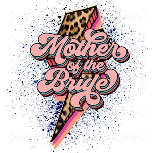 Madre della sposa png, download di disegni di sublimazione sposa leopardo rosa, matrimonio, festa nuziale, addio al nubilato corrispondenza camicia clipart design