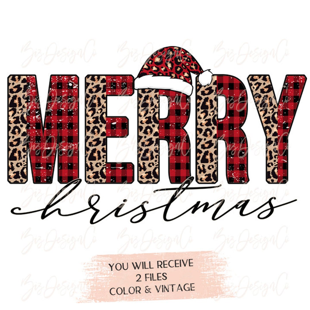 Merry Christmas Sublimation Designs Downloads, Retro Merry Christmas Y