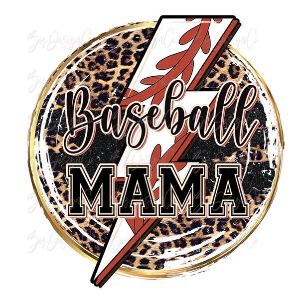 Baseball MAMA png, Cheetah leopard baseball sublimation designs download, sport mama life shirt retro MOM shirt tshirt design sports clipart