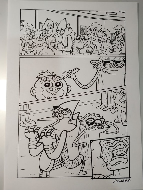 Regular Show Coloring Pages