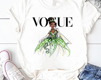 Princess tiana vogue shirt Clearance