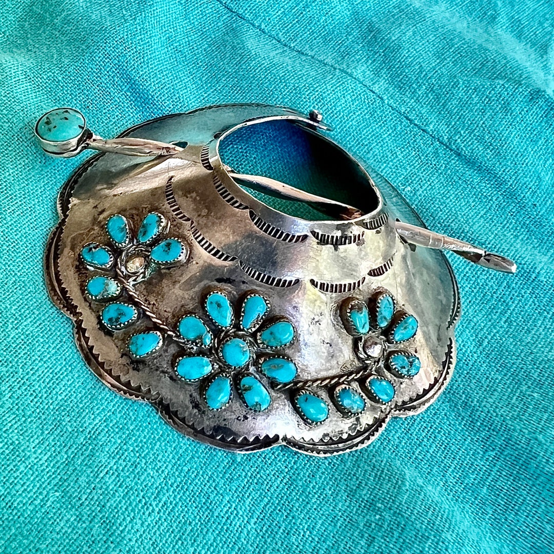 Rare Vintage Navajo Bun or Ponytail or Chignon Holder Barrette Etsy