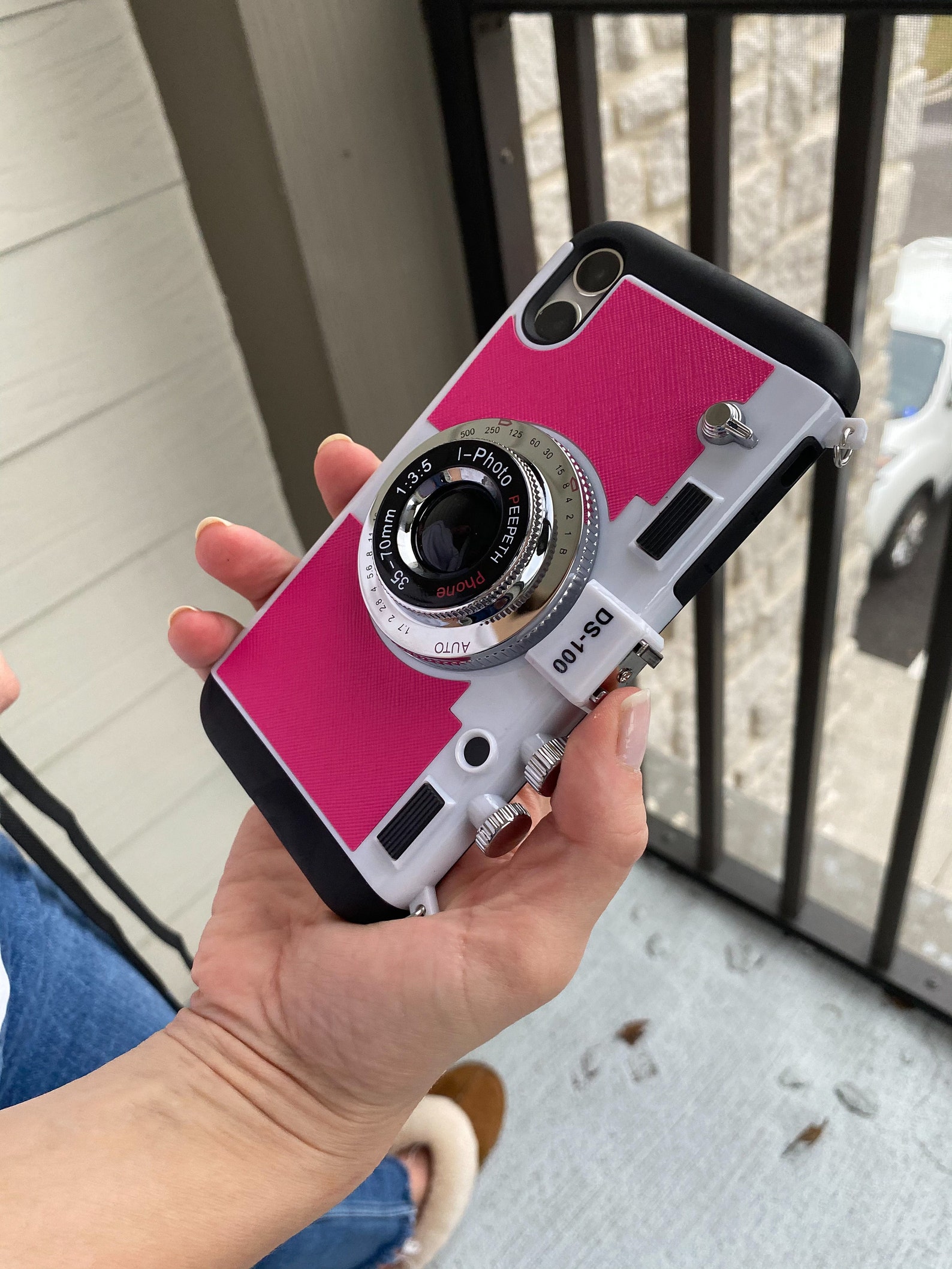 Pink Camera Phone Case Etsy