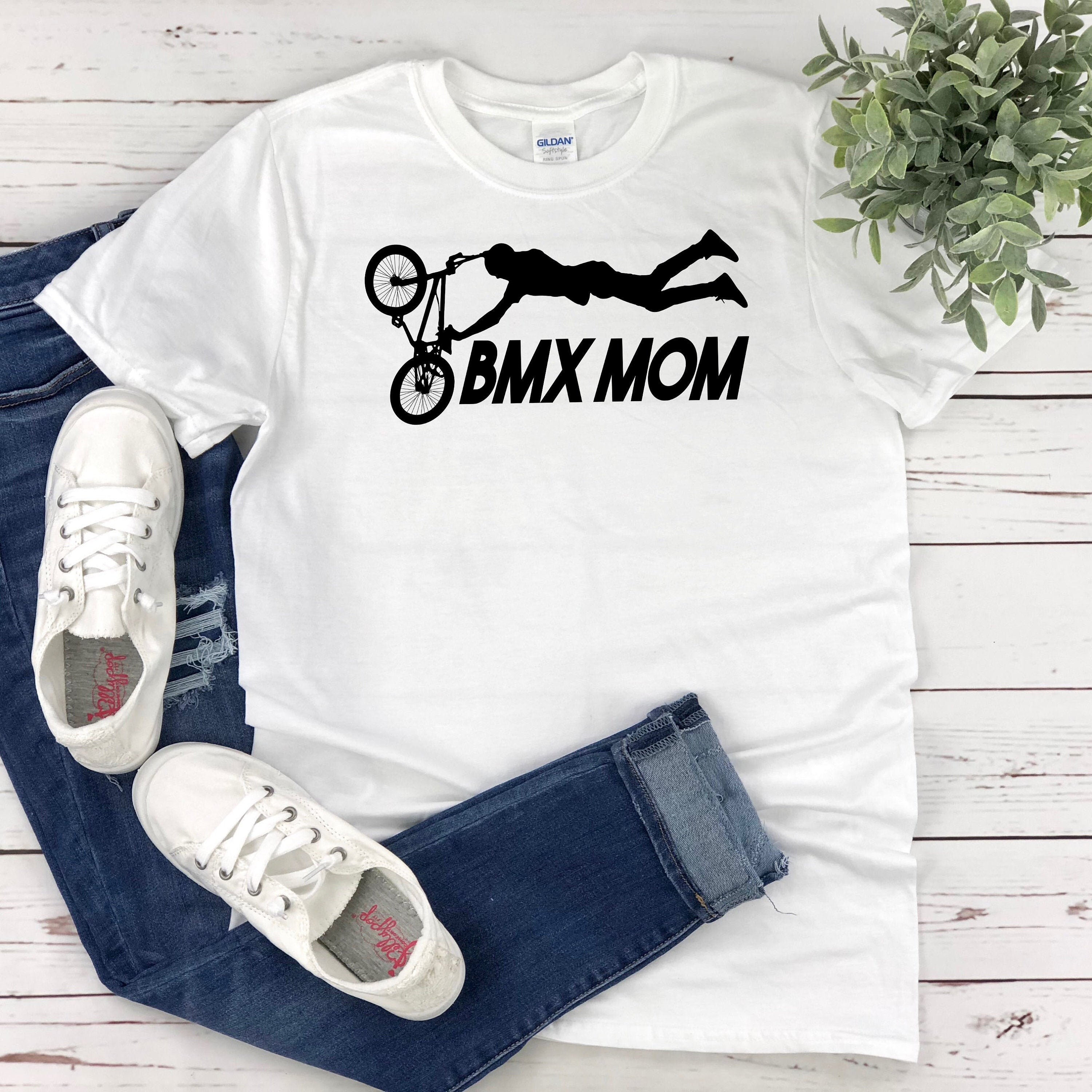BMX Mom T-Shirt BMX Moms Gift For Moms Biking Mom Tee | Etsy