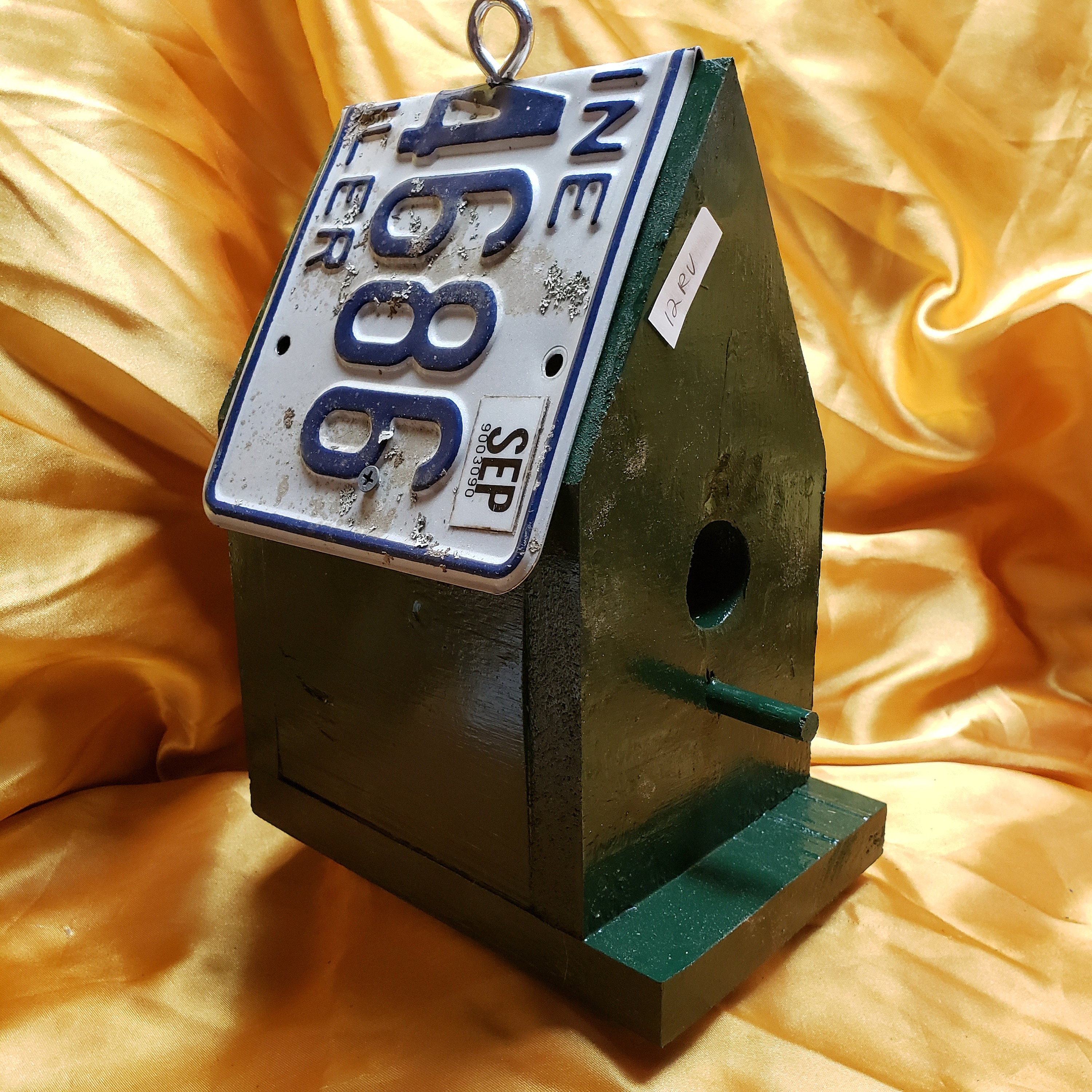 License Plate Bird House Etsy