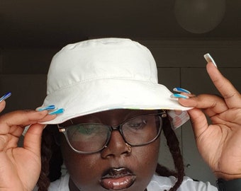 Unisex Reversible Bucket Hat. Taran Bucket Hat, Adult Bucket Hat, Festival Hat