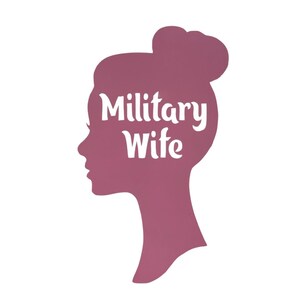 Sticker femme militaire en vinyle | milso | petite amie | femme |