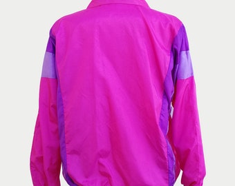 Vintage Pink-purple-laventer 90s Jacket/ Unisex Windbreaker