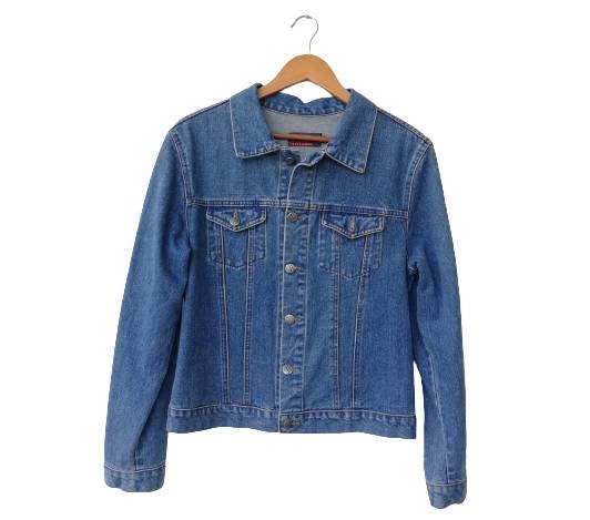 Original Billardi Blue Jean,vintage Bomber,90's Jacket
