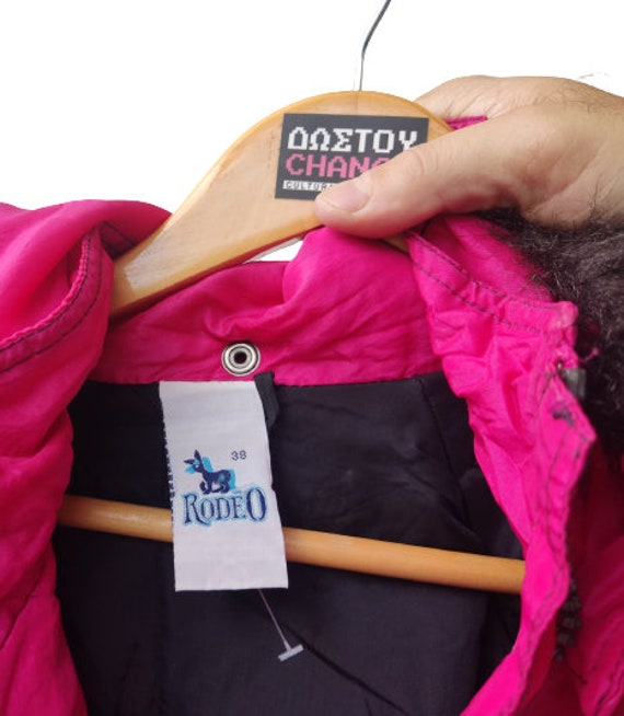 Women Vintage Pink jacket/ Ski Sportwear/ vtg/ Re… - image 5