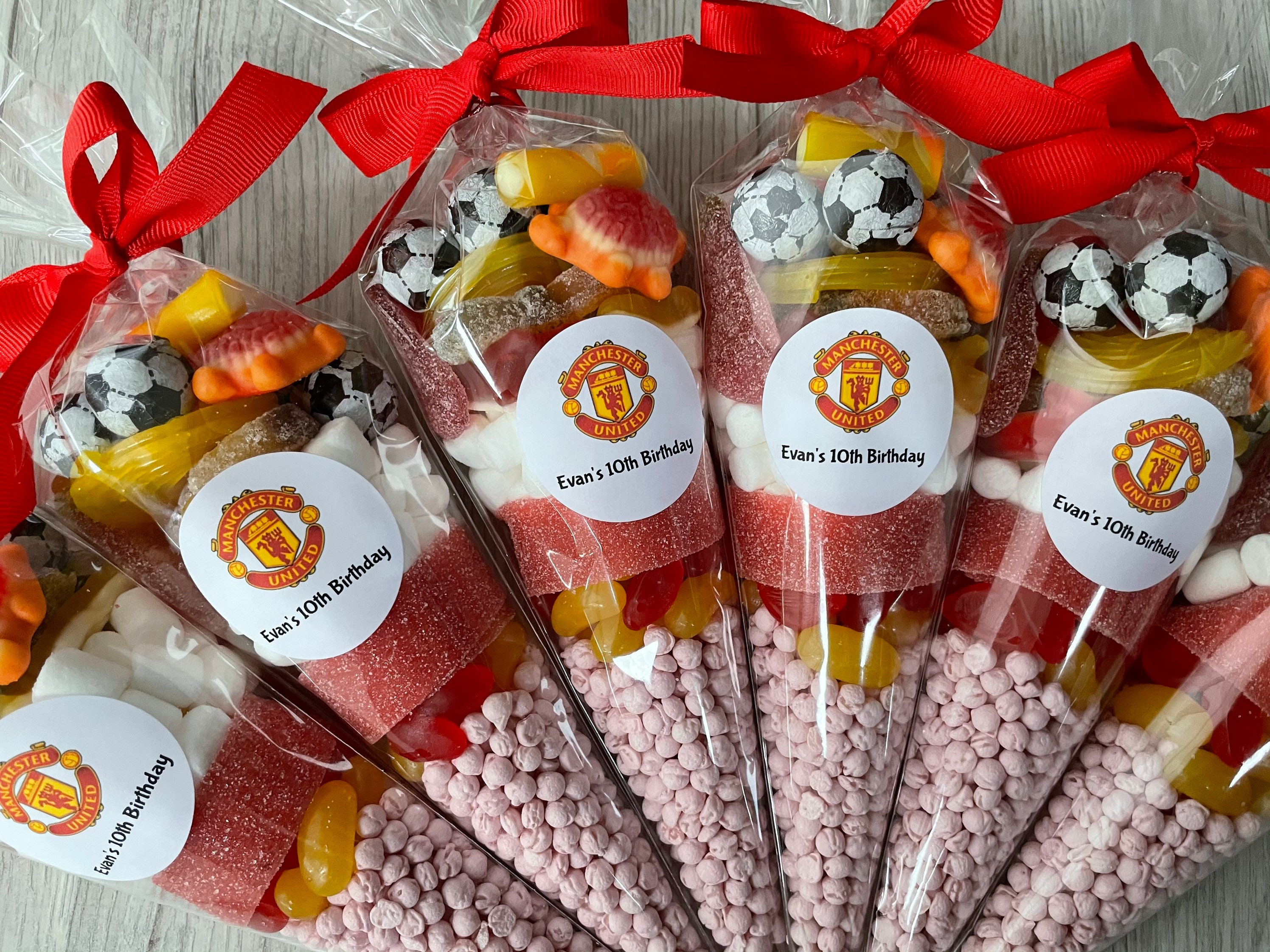 Personalised Football Themed Sweet Cone Etsy UK