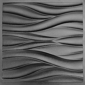 Wave - Plastic mold 3D Panel for manufacture from plaster (gypsum) or concrete - diy wall panels